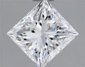 0.60ct Princess Natural Diamond (Colour D, Clarity VS2, GIA Certified)