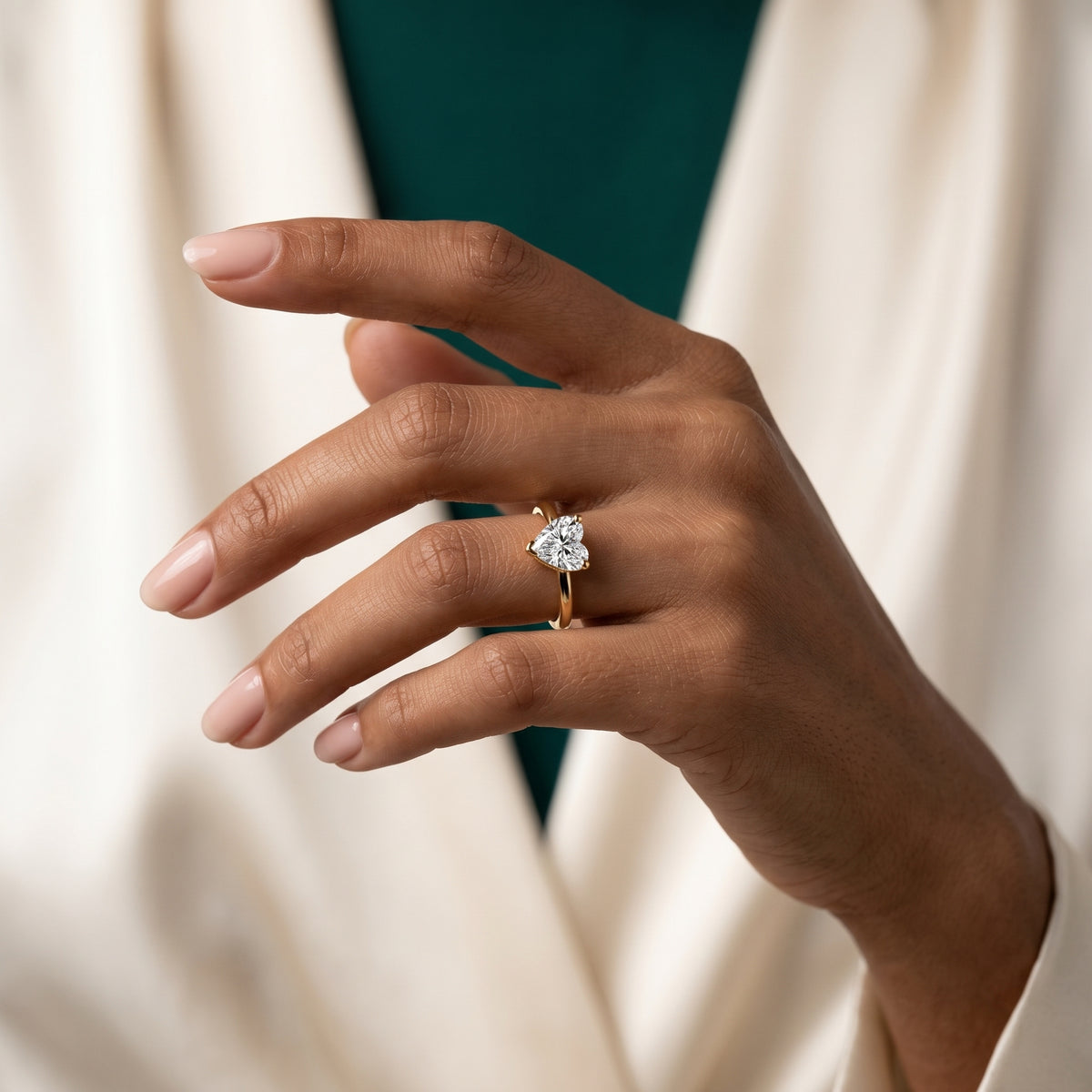 Anello Solitario Sole