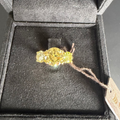 Anello a fascia con diamanti
