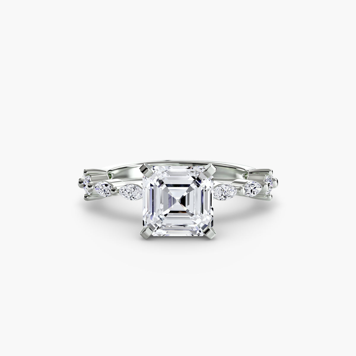 Solitario con Pavé Eternity