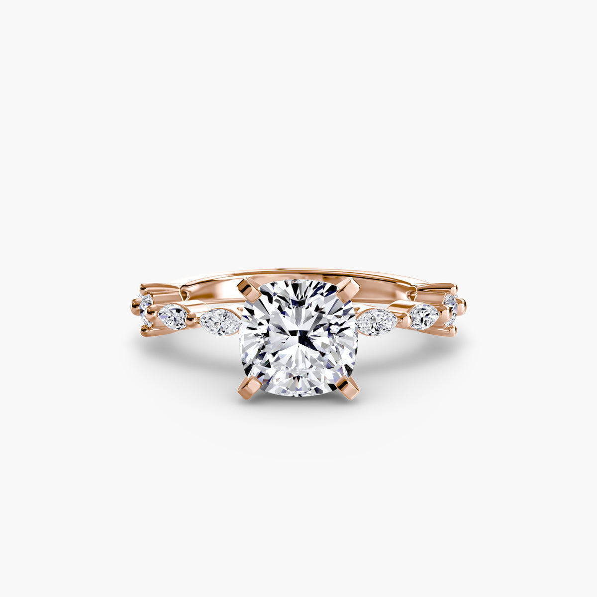 Solitario con Pavé Eternity