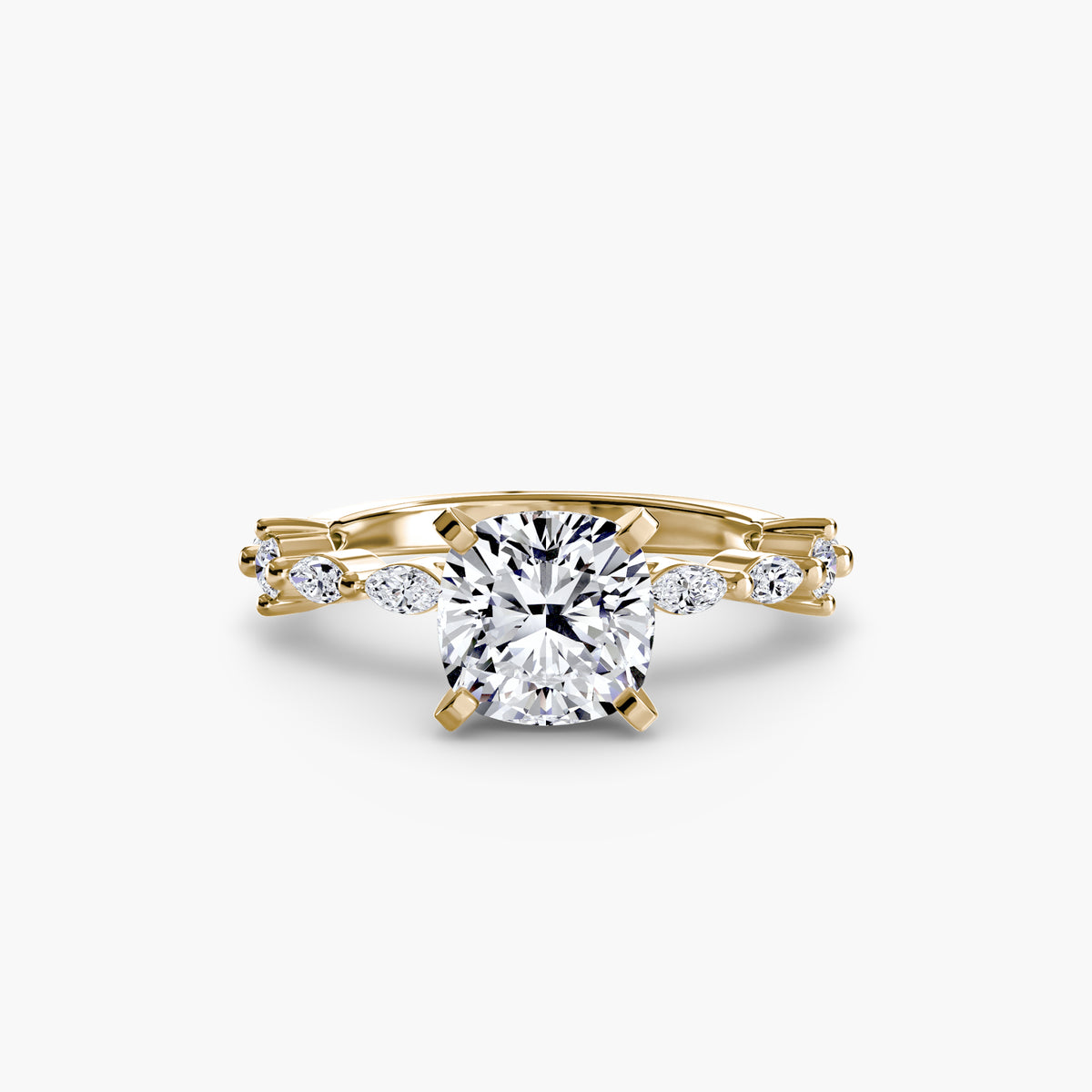 Solitario con Pavé Eternity