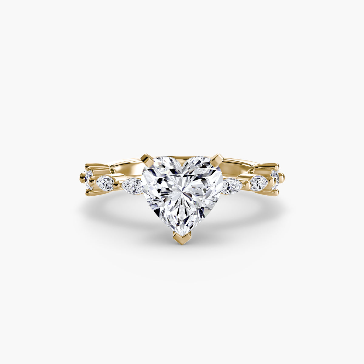 Solitario con Pavé Eternity