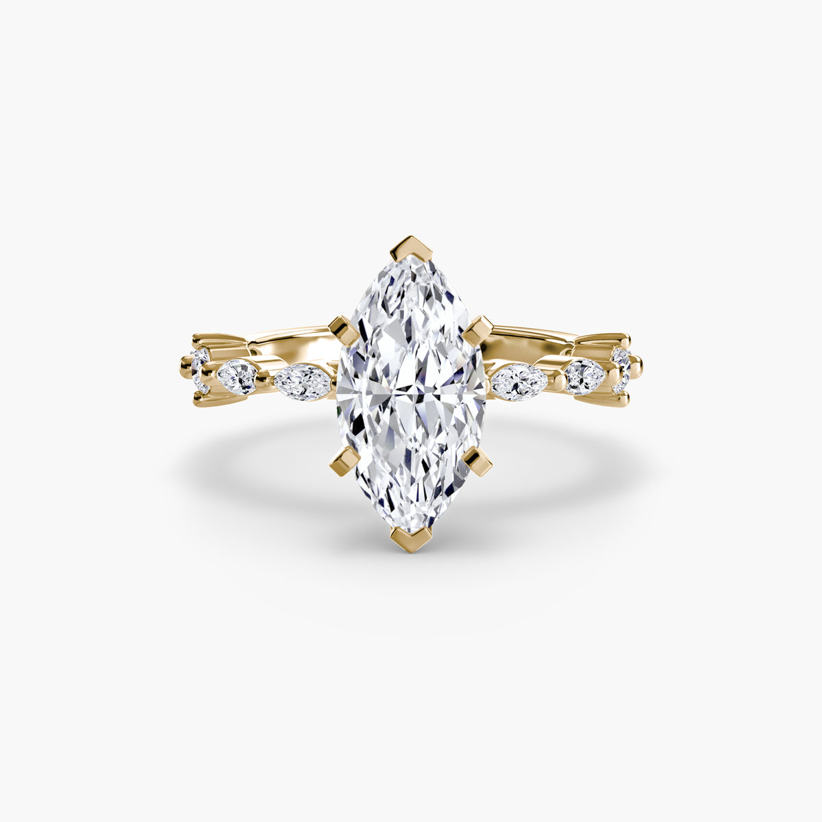 Solitario con Pavé Eternity