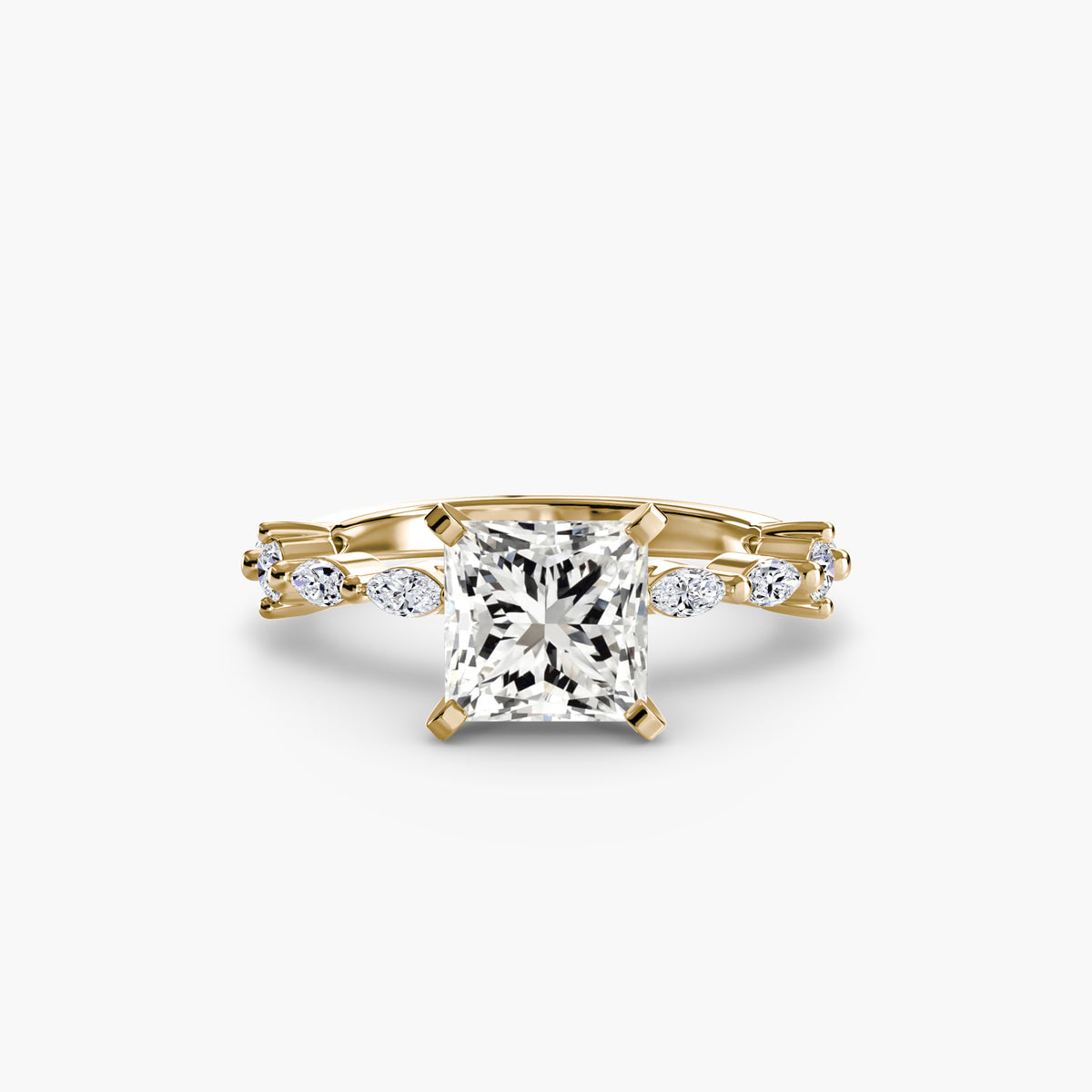 Solitario con Pavé Eternity