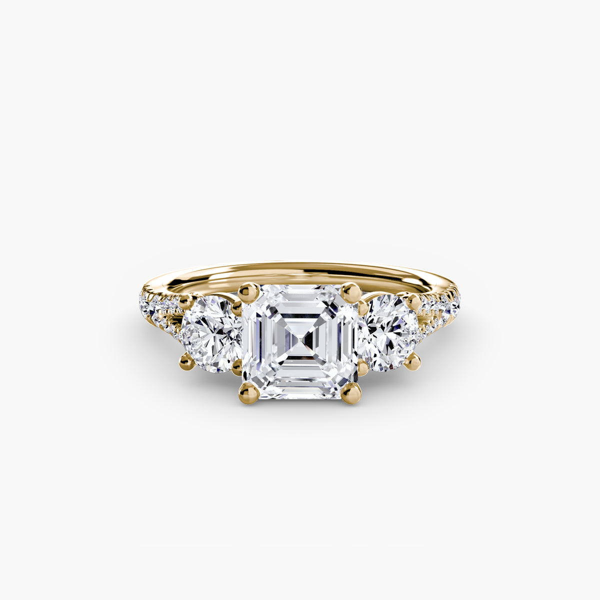 Zenit Pavé Band Trilogy Ring