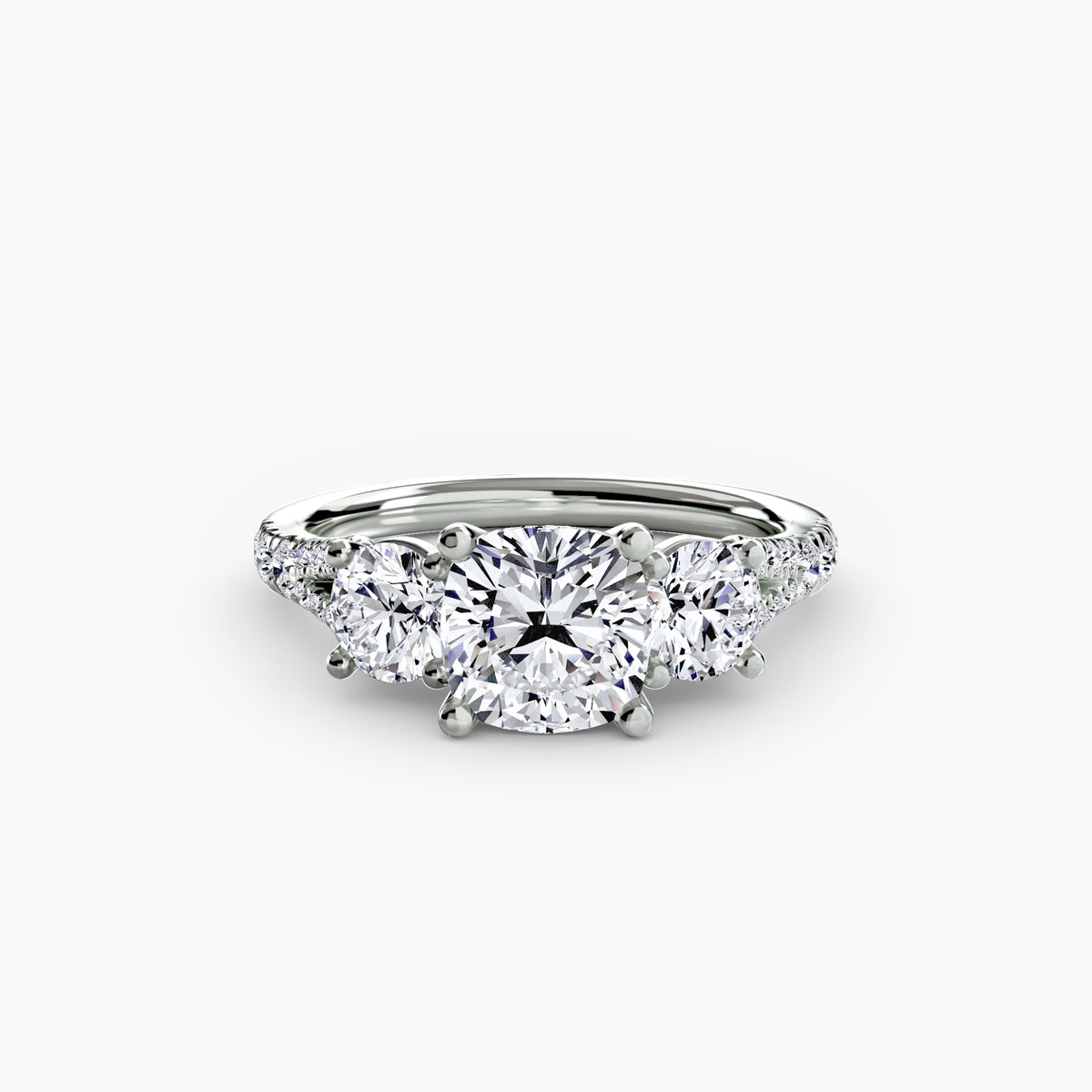 Zenit Pavé Band Trilogy Ring