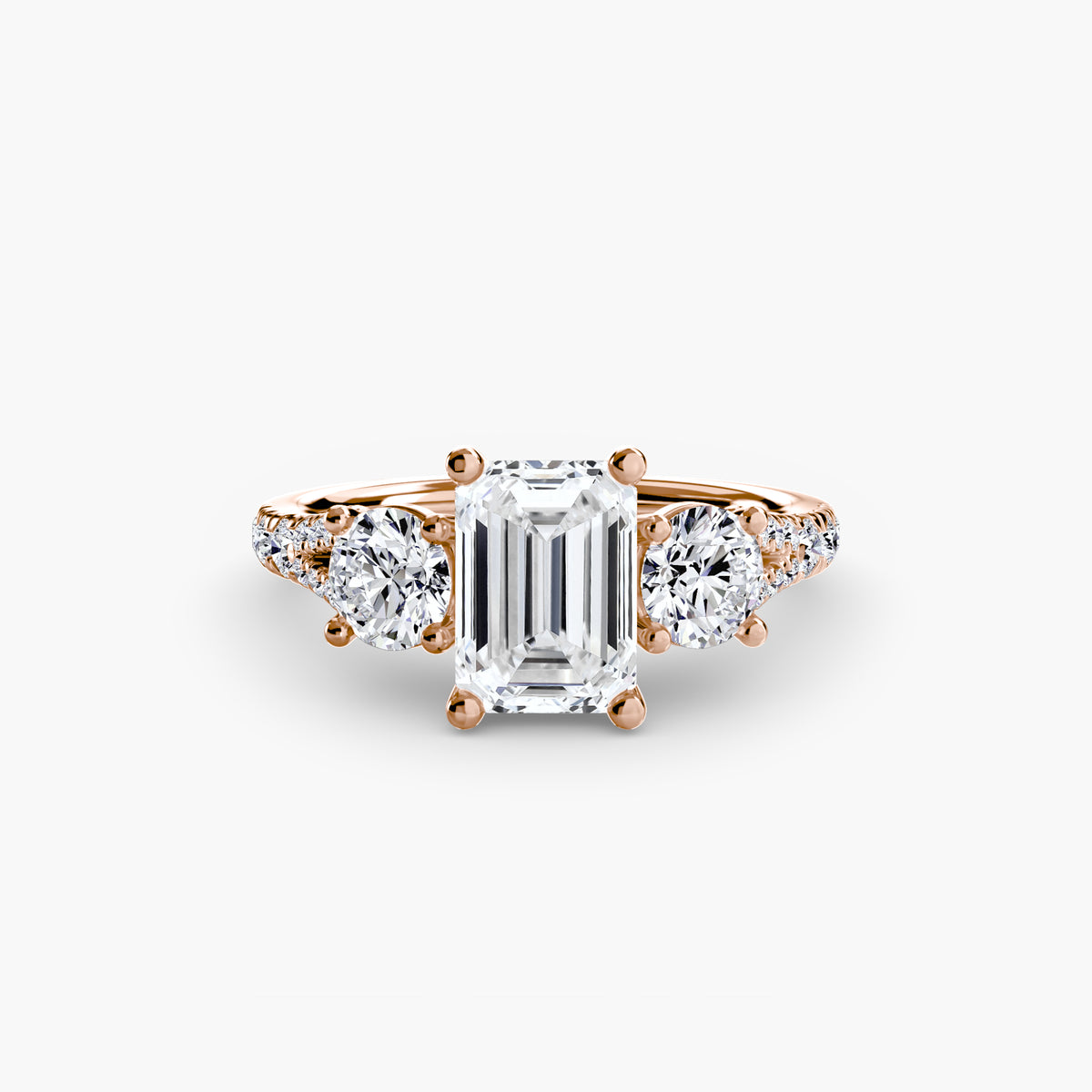 Zenit Pavé Band Trilogy Ring