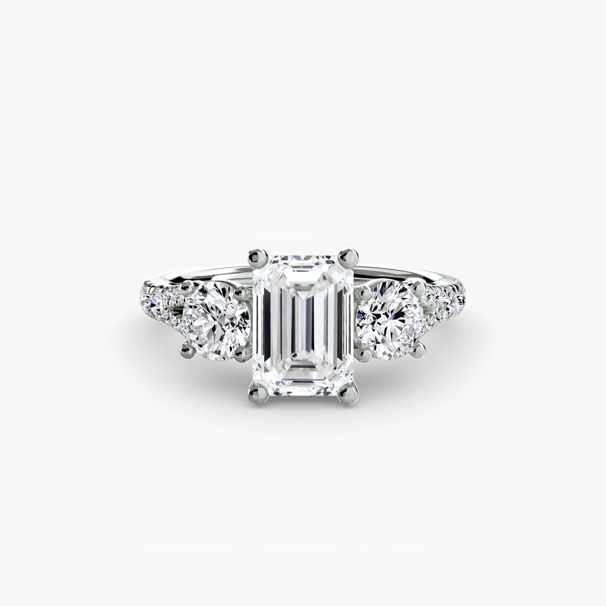 Zenit Pavé Band Trilogy Ring