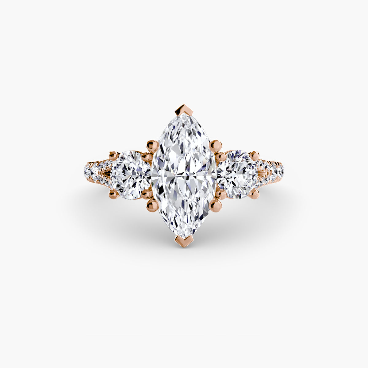 Zenit Pavé Band Trilogy Ring