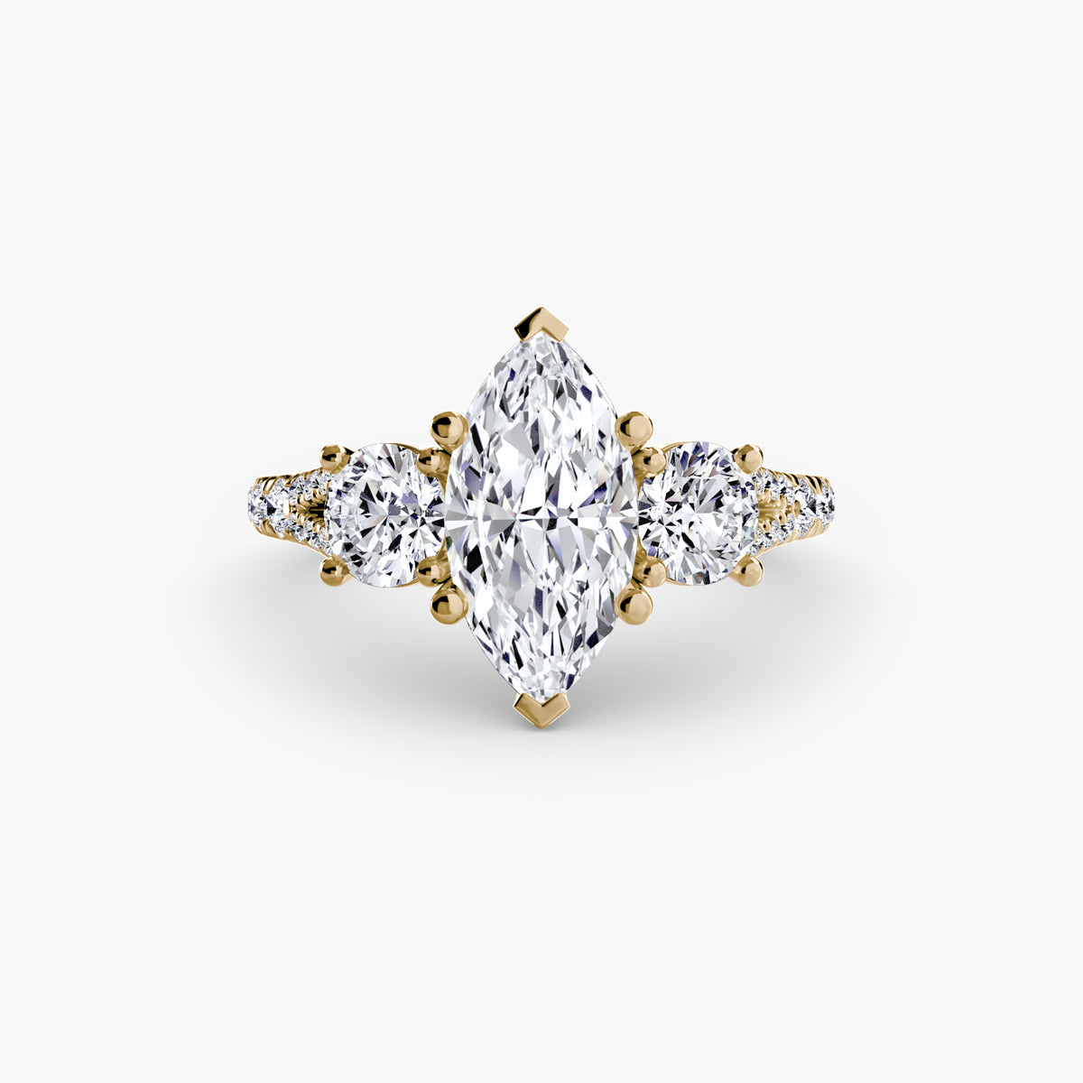 Zenit Pavé Band Trilogy Ring