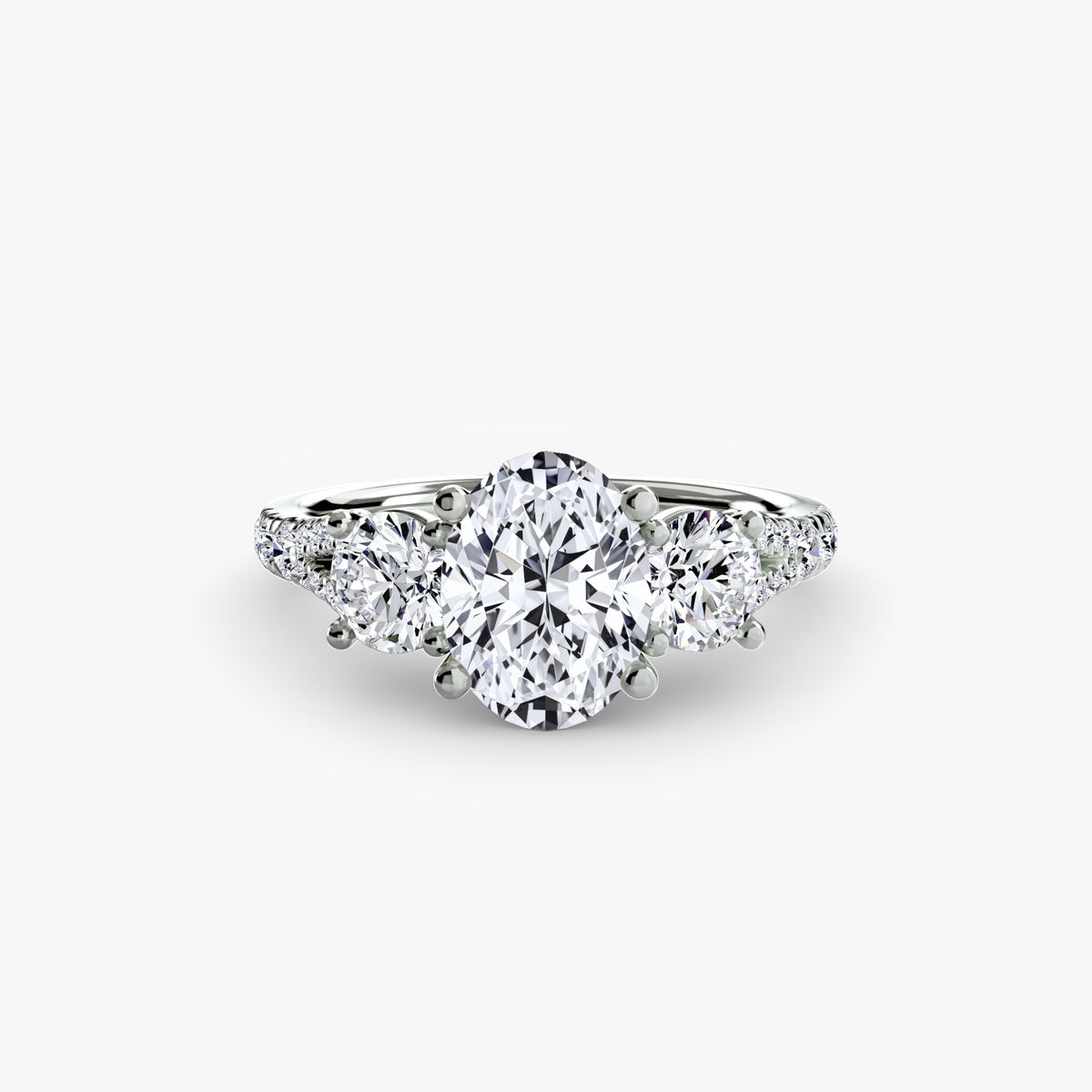 Zenit Pavé Band Trilogy Ring