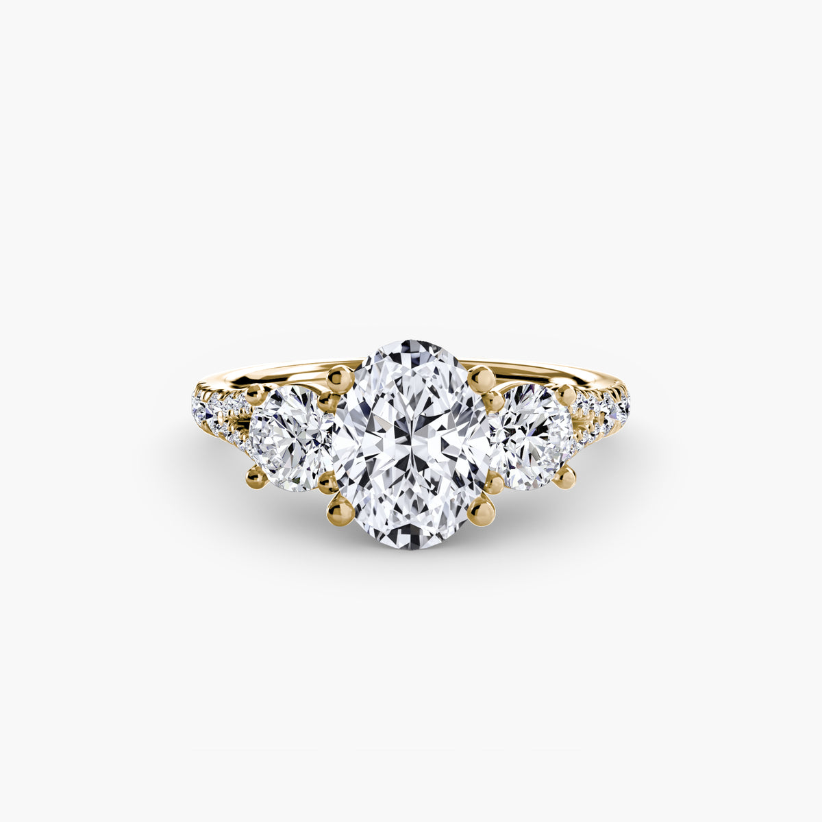 Zenit Pavé Band Trilogy Ring