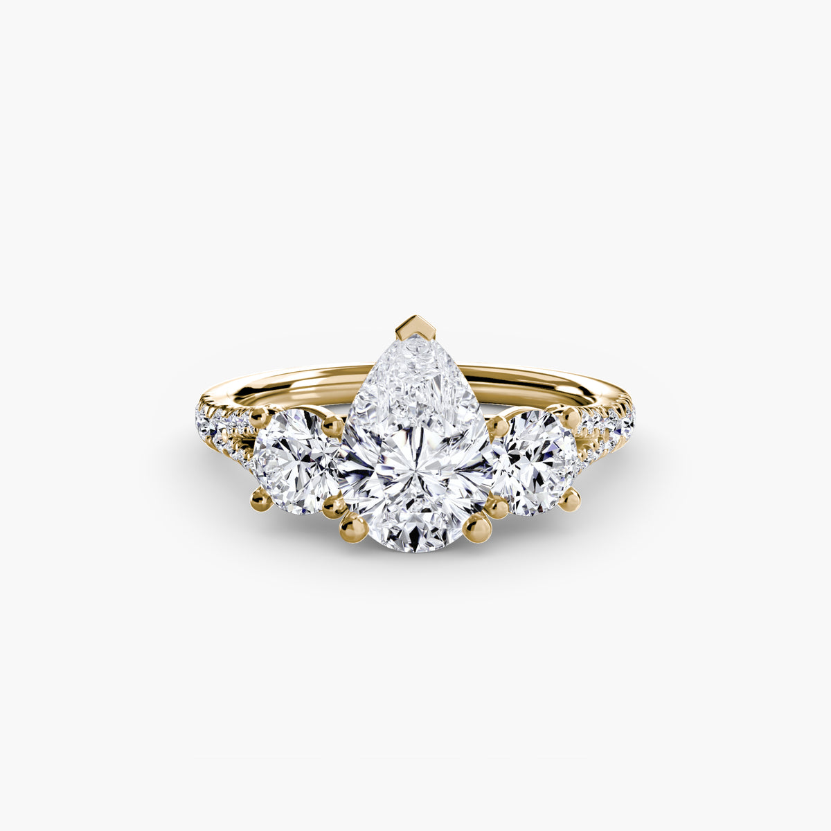 Zenit Pavé Band Trilogy Ring