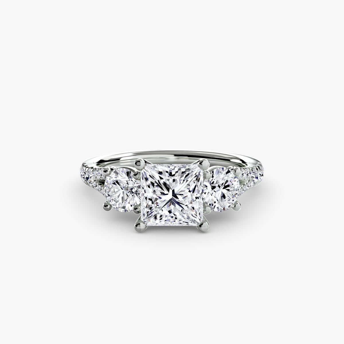 Zenit Pavé Band Trilogy Ring