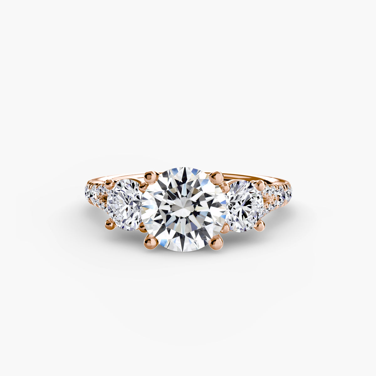 Zenit Pavé Band Trilogy Ring