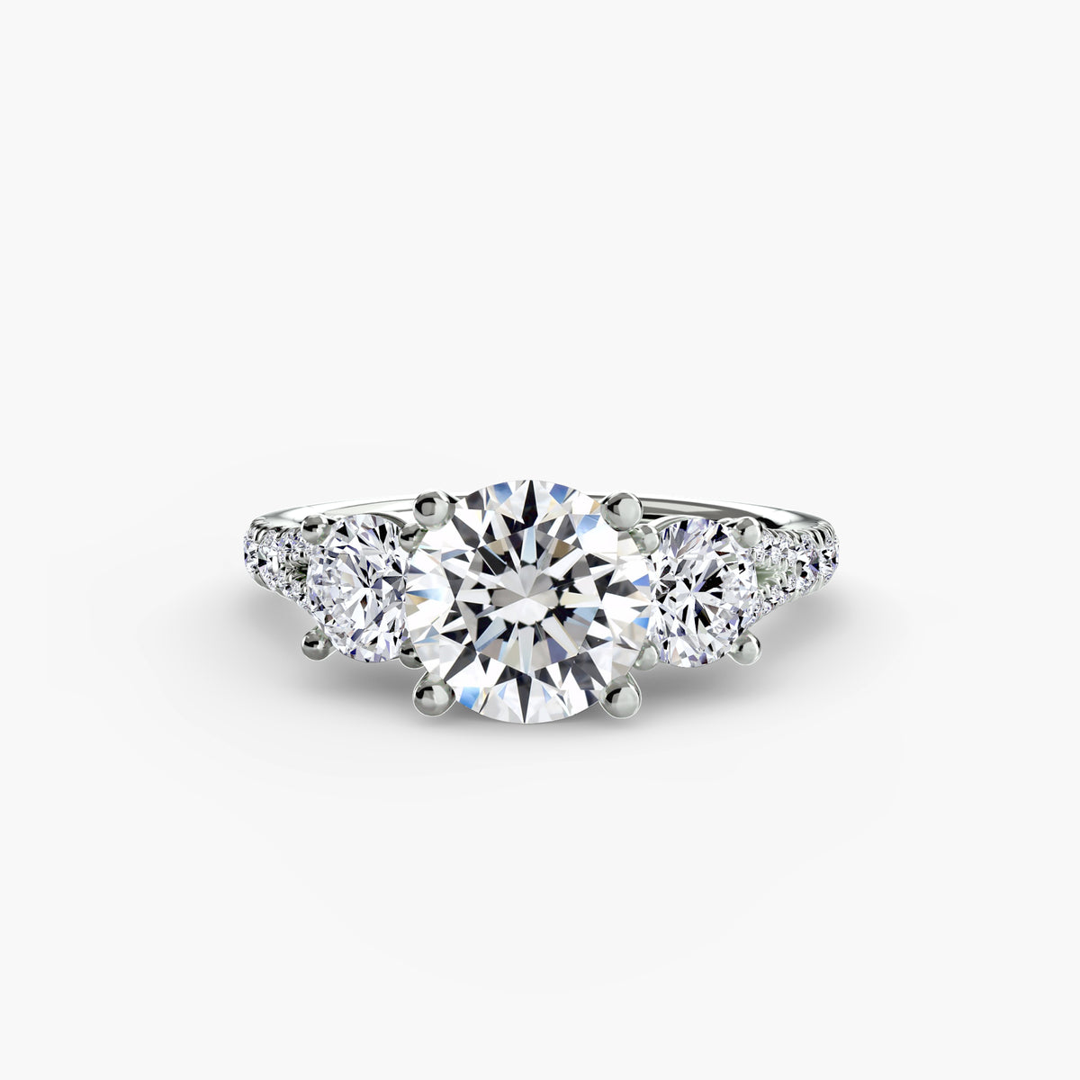 Zenit Pavé Band Trilogy Ring