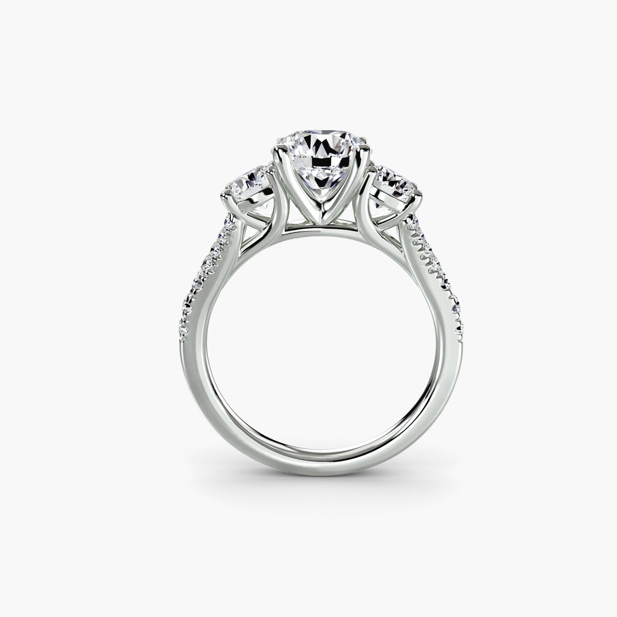 Zenit Pavé Band Trilogy Ring