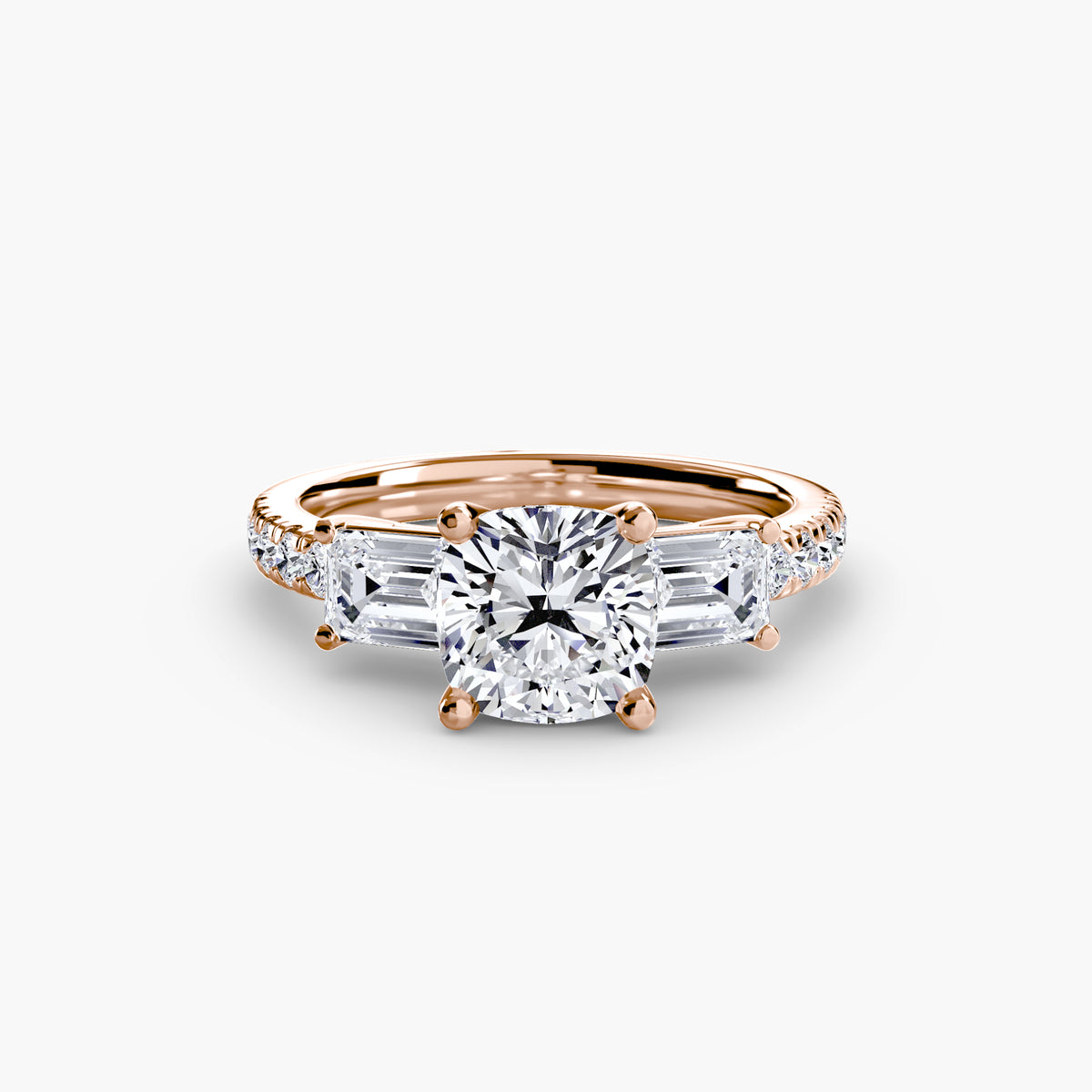 Anello Trilogy con Fascia Pavé Levante