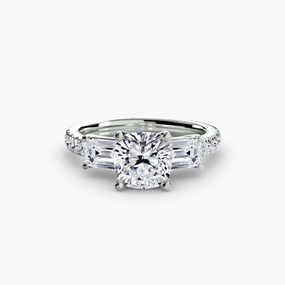 Anello Trilogy con Fascia Pavé Levante