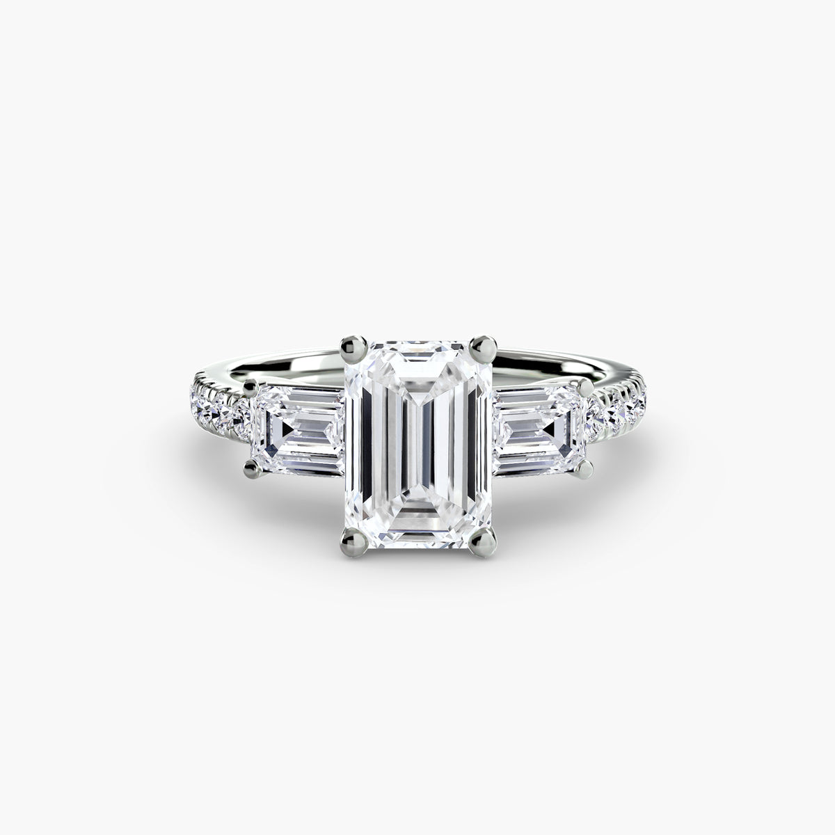 Anello Trilogy con Fascia Pavé Levante