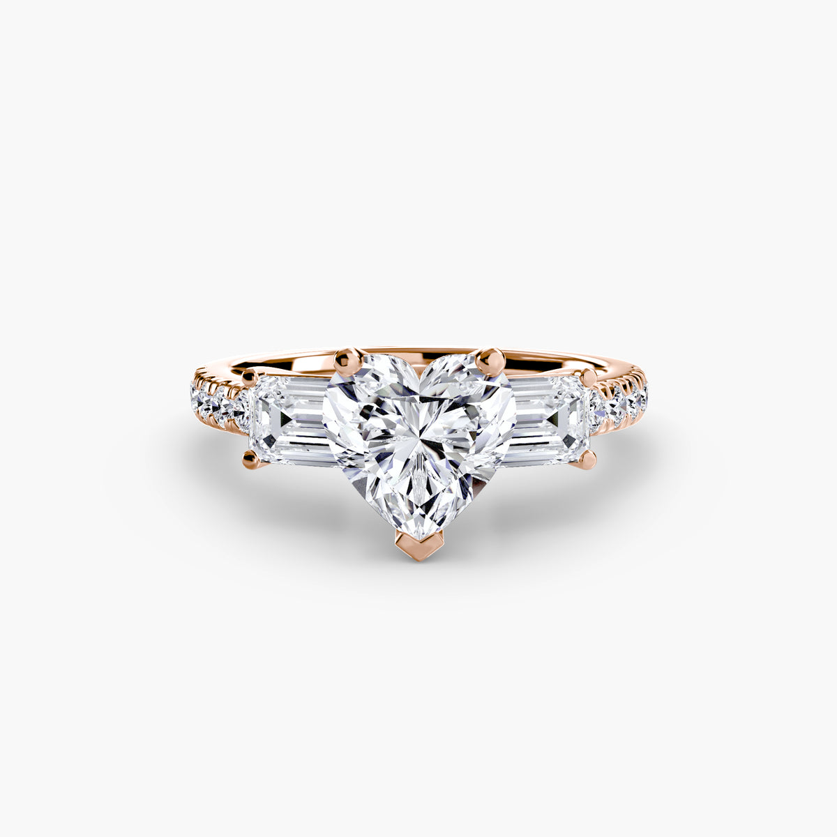 Anello Trilogy con Fascia Pavé Levante