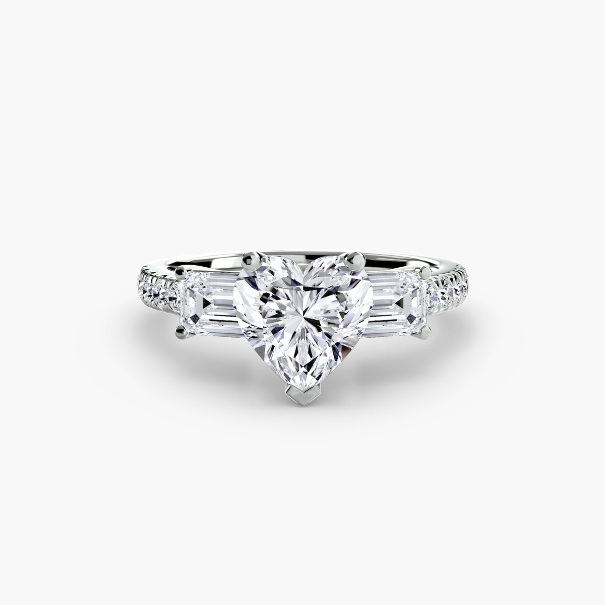 Levante Pavé Band Trilogy Ring