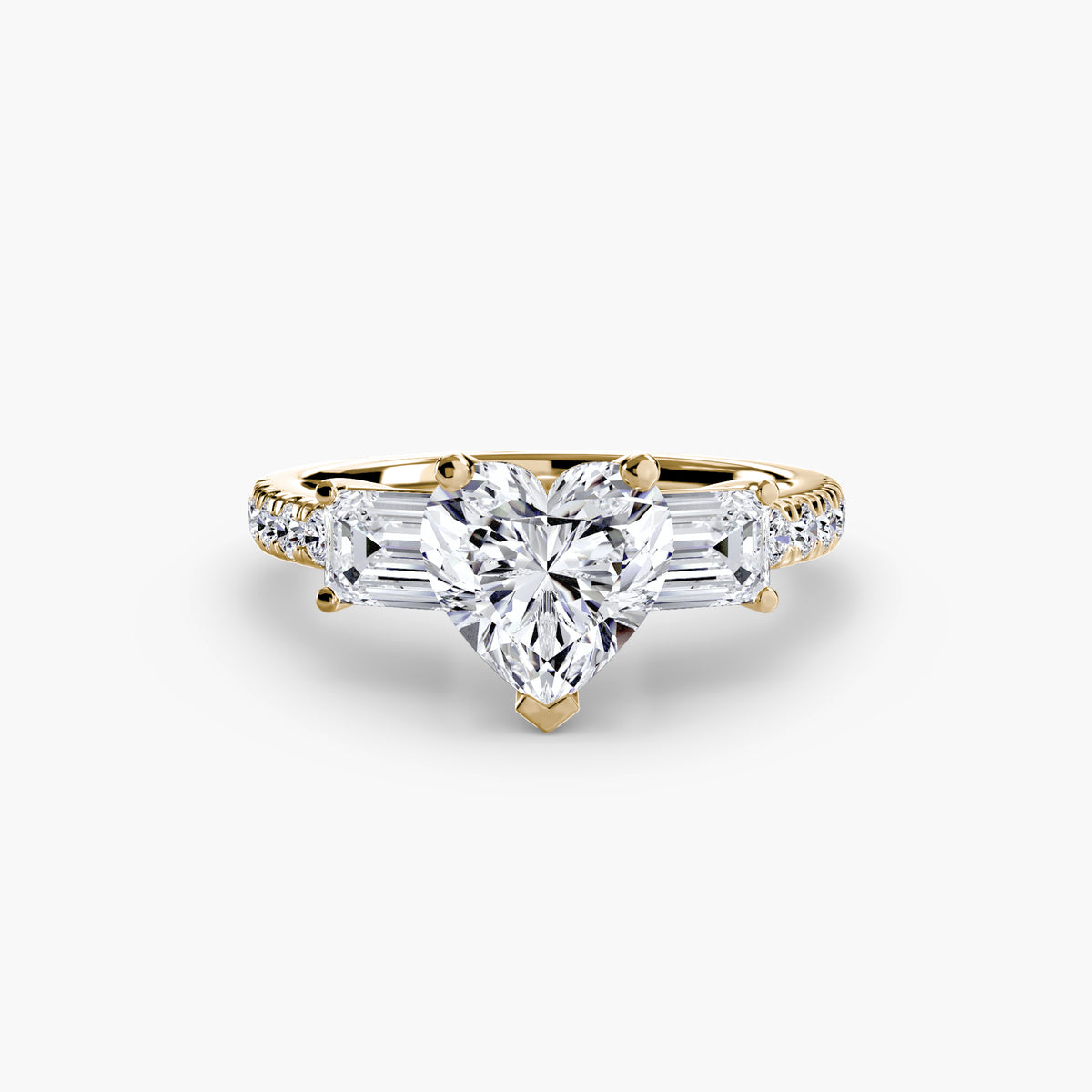 Anello Trilogy con Fascia Pavé Levante