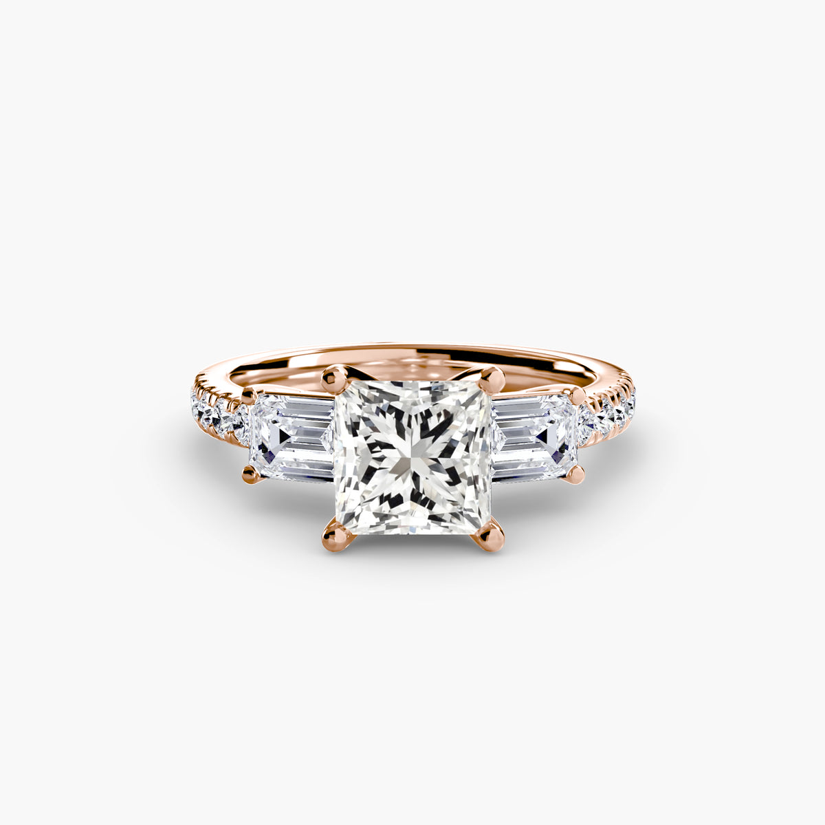 Anello Trilogy con Fascia Pavé Levante