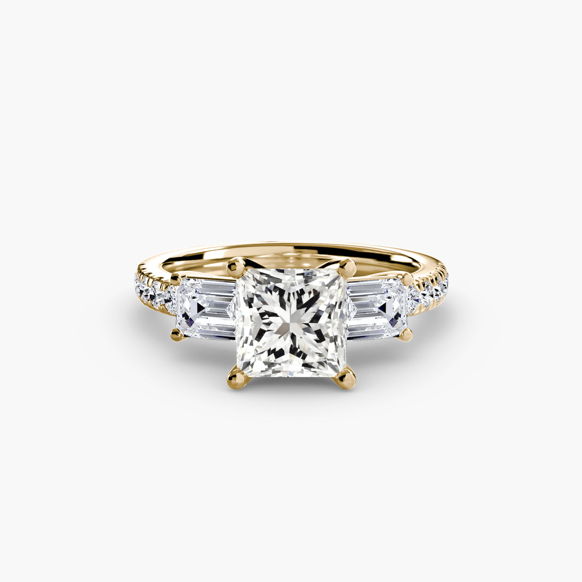 Anello Trilogy con Fascia Pavé Levante