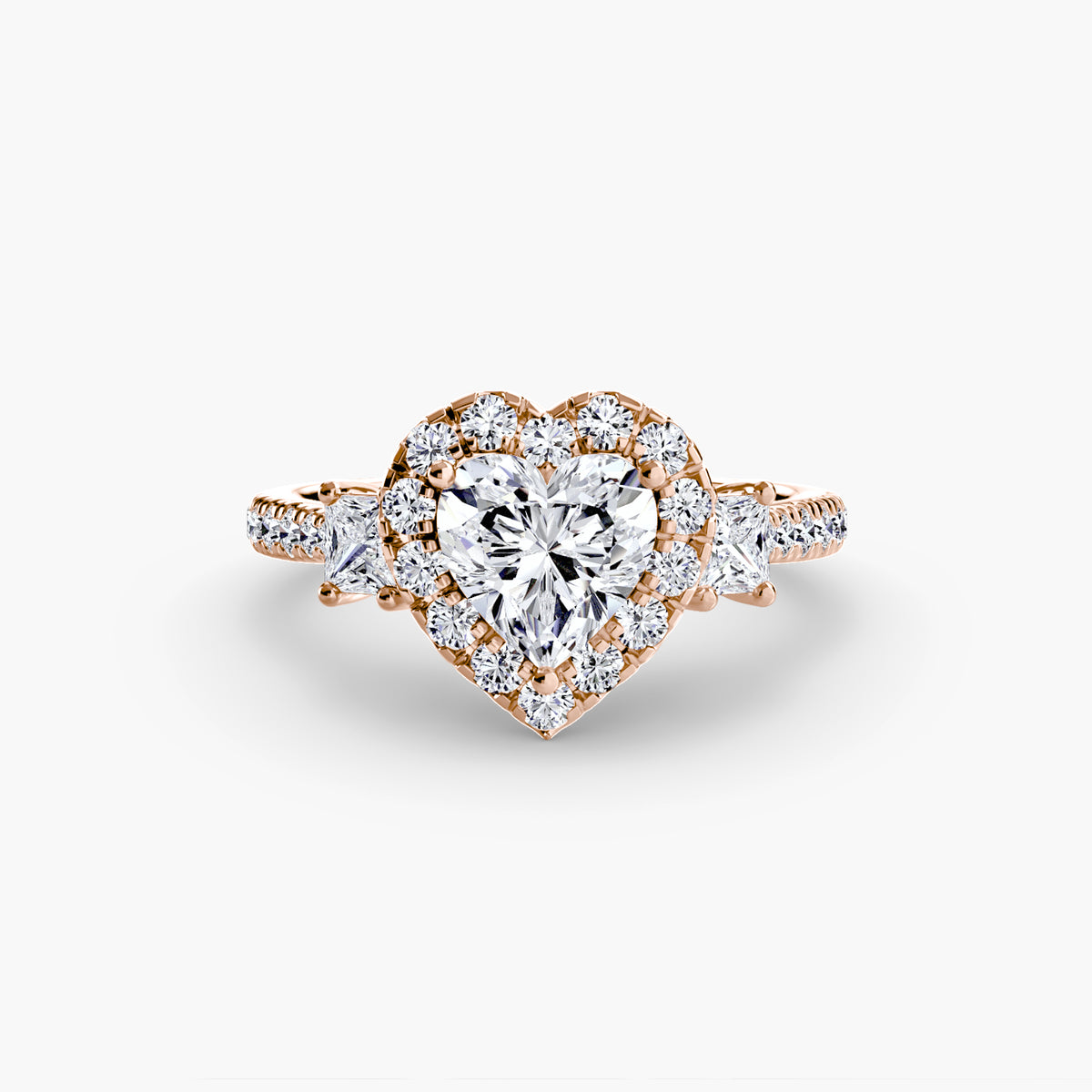 Anello Trilogy con Halo Cometa