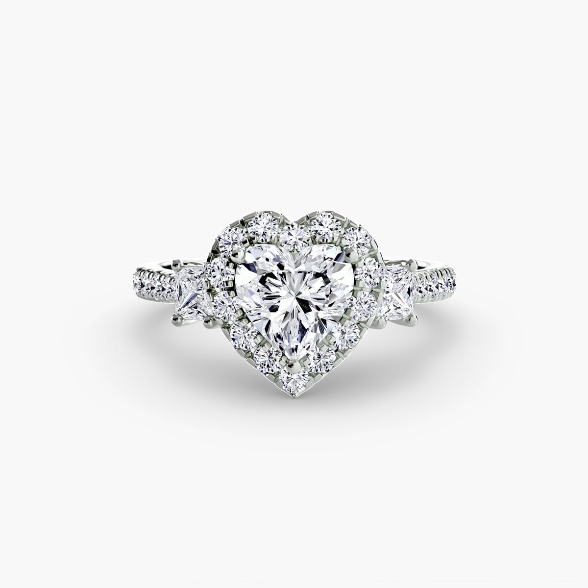 Anello Trilogy con Halo Cometa