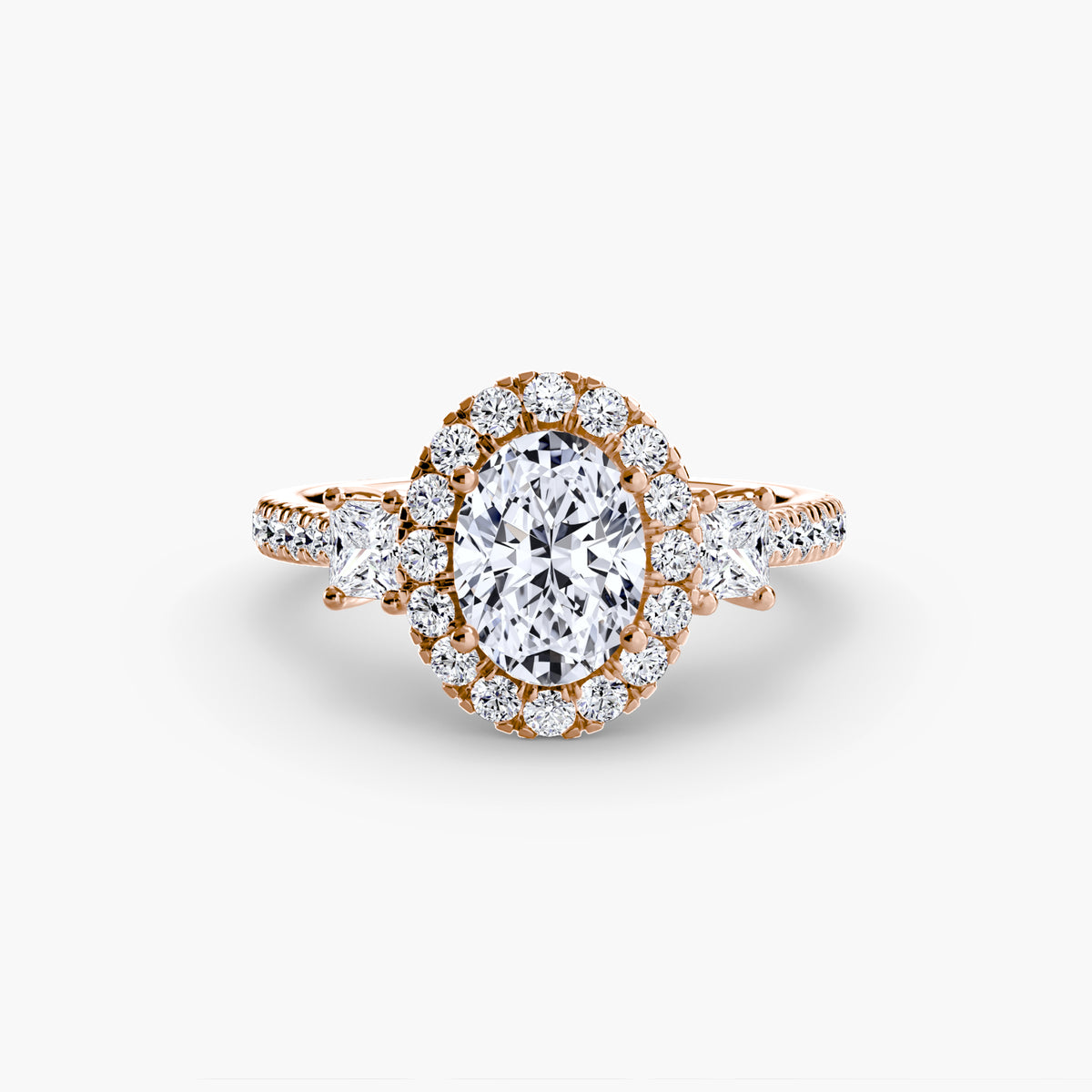 Anello Trilogy con Halo Cometa