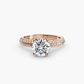 Solitario con Pavé