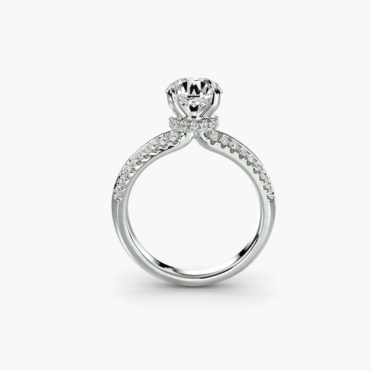 Solitario con Pavé
