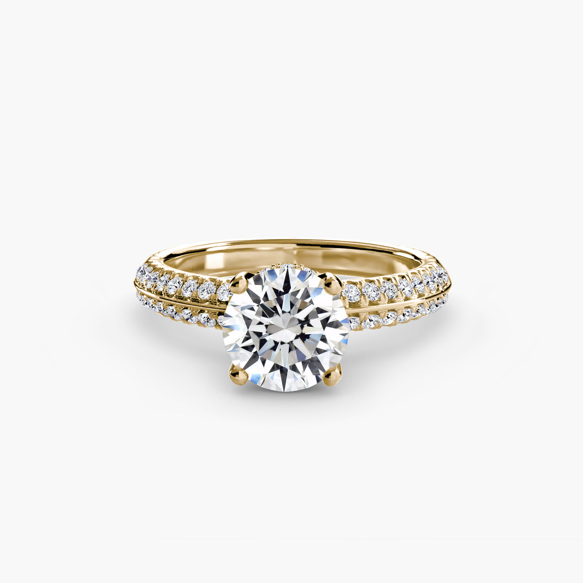 Solitario con Pavé