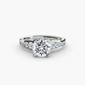 Solitaire with Luna Pavé