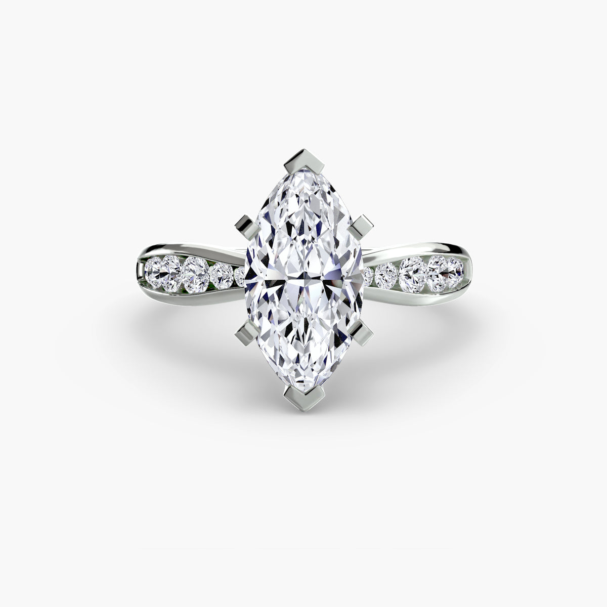 Aria Pavé Solitaire