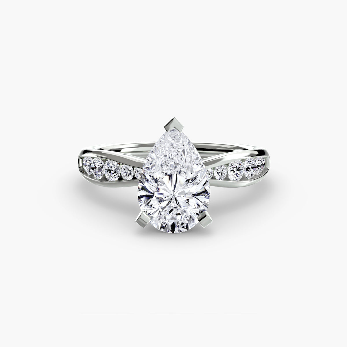 Aria Pavé Solitaire