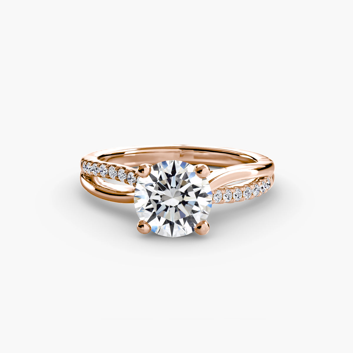Solitario Pavé a Gambo Diviso