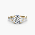 Solitaire with Seta Pavé