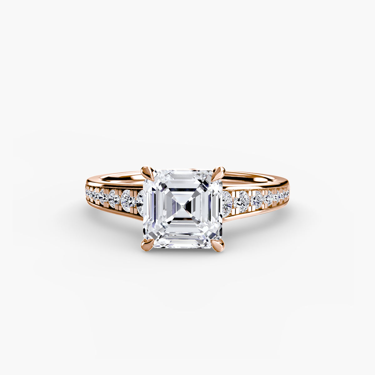 Solitario con Pavé Rugiada