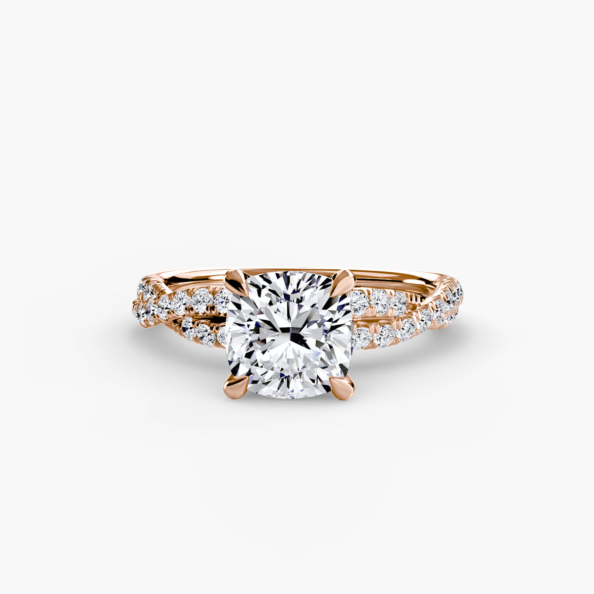 Solitario Twist Pavé