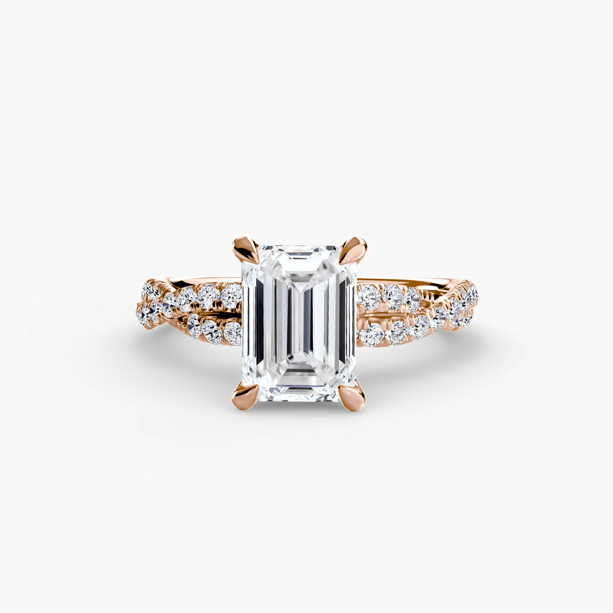 Solitario Twist Pavé