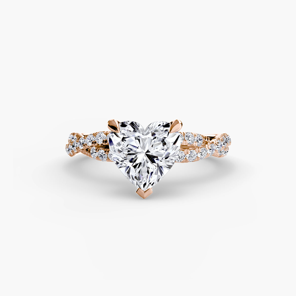 Solitario Twist Pavé