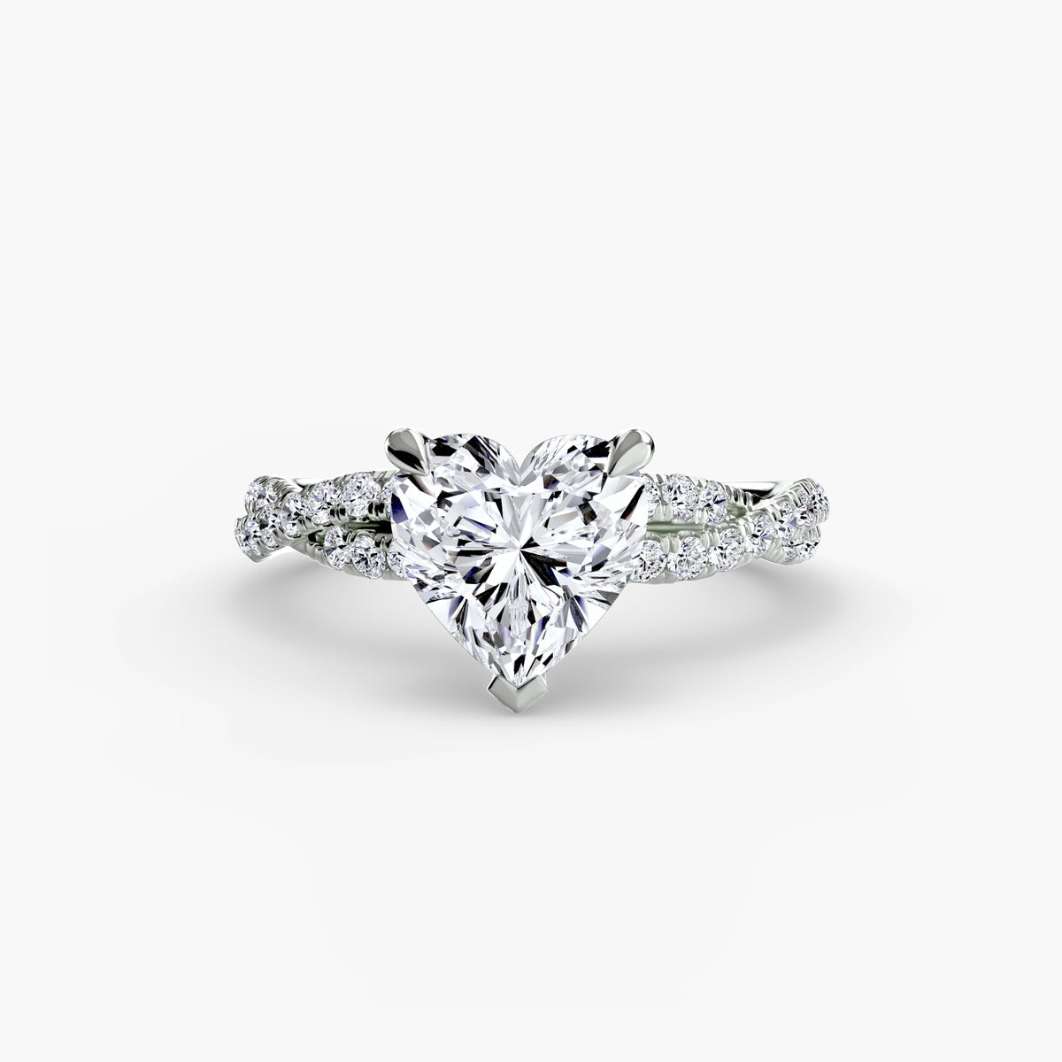 Solitario Twist Pavé