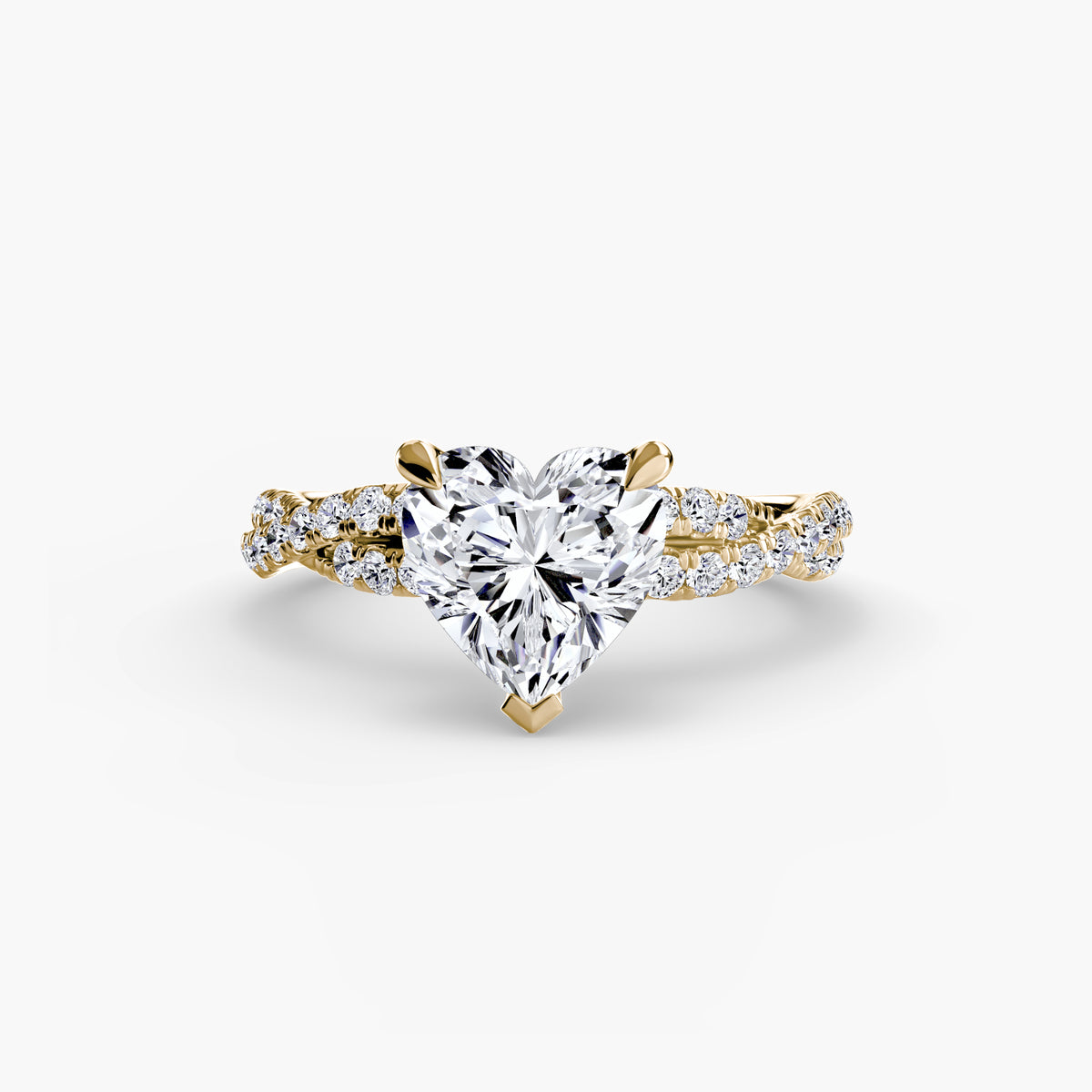 Solitario Twist Pavé