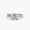 Pavé Twist Solitaire