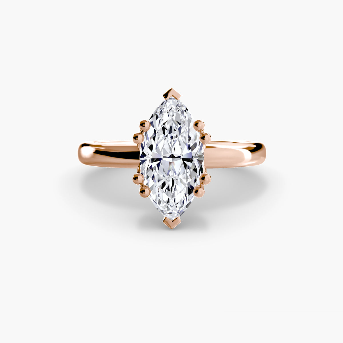 Anello Solitario Stella