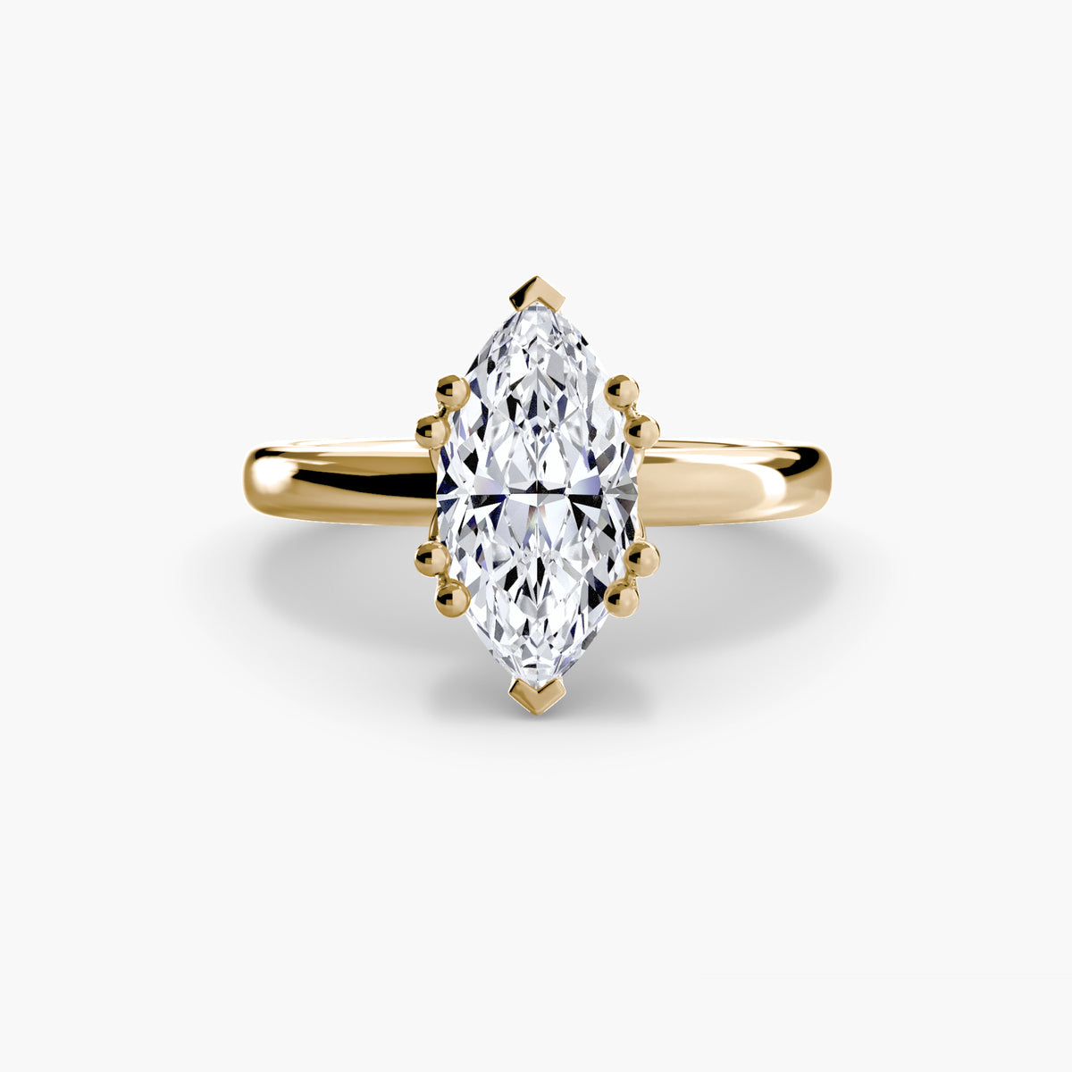 Anello Solitario Sole